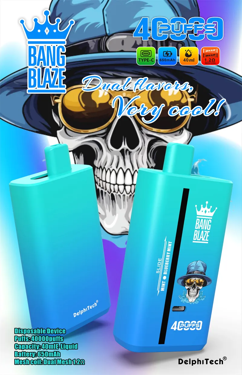 bang blaze puffs dual flavors wholesale disposable vape puff k elect
