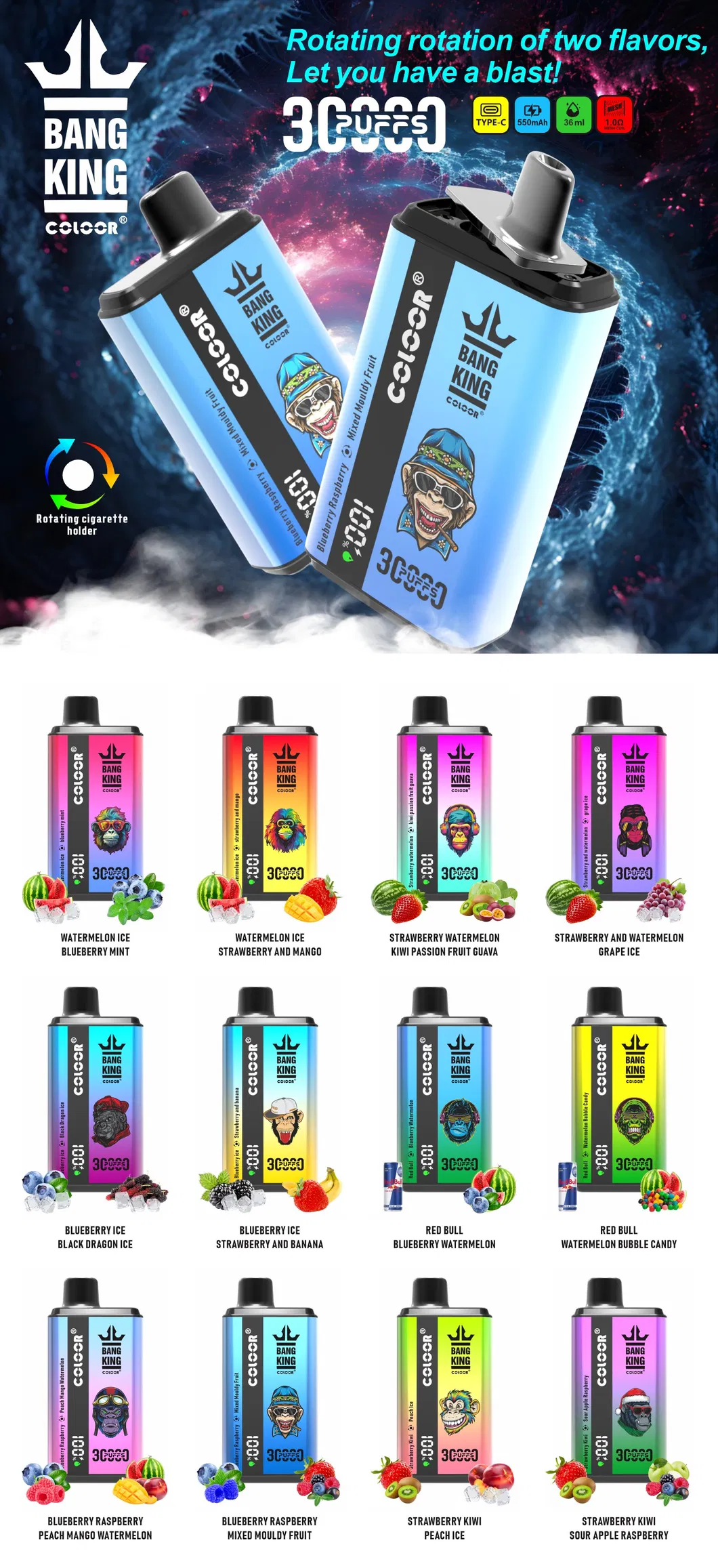 wholesale bangking box k k puff dispo