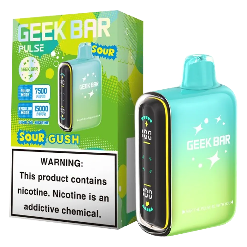 Sour Gush Geek Bar Display