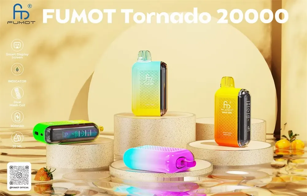 full display screen fumot randm tornado puffs disposable vape factory dis