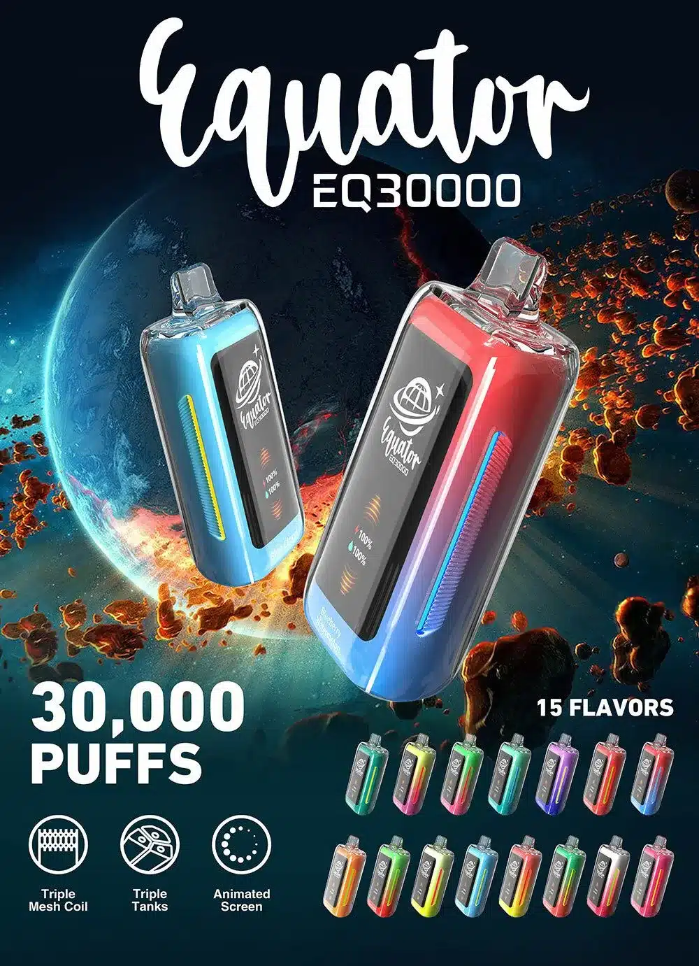 Equator EQ30000 Disposable Vape