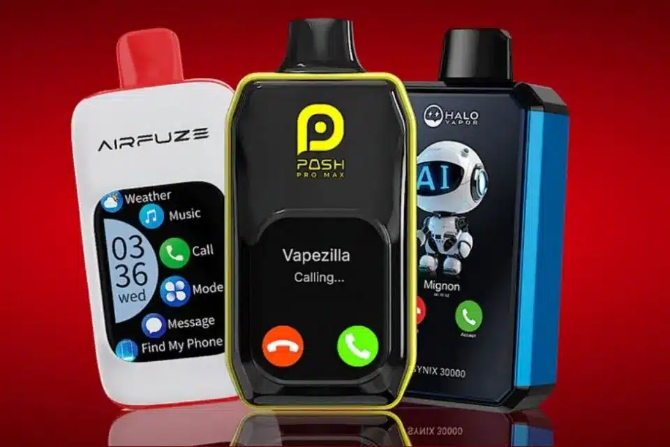 Smart Vape avec écran tactile et fonctionnalités téléphone