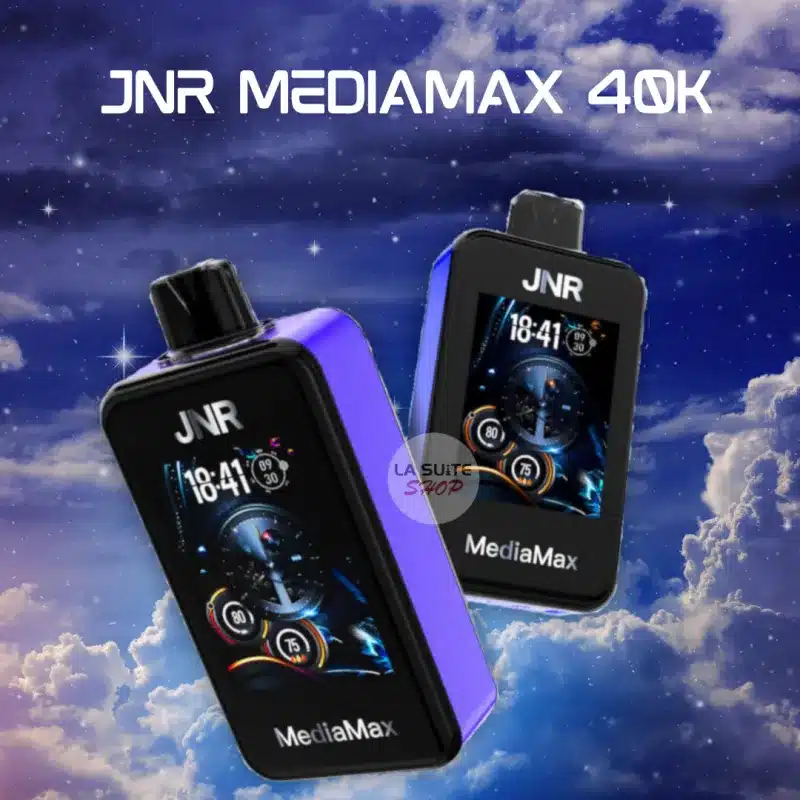 JNR MediaMax 40k puff téléphone avec écran tactile