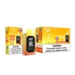 JNRJNR SHISHA Hookah box 20500 puff disposable vapejuicy peaches