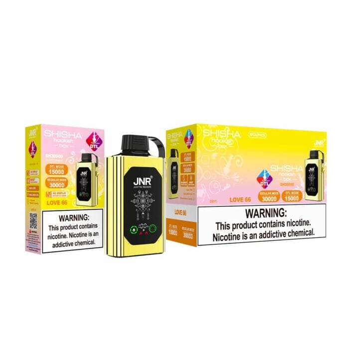 JNRJNR SHISHA Hookah box 20500 puff disposable vapelove