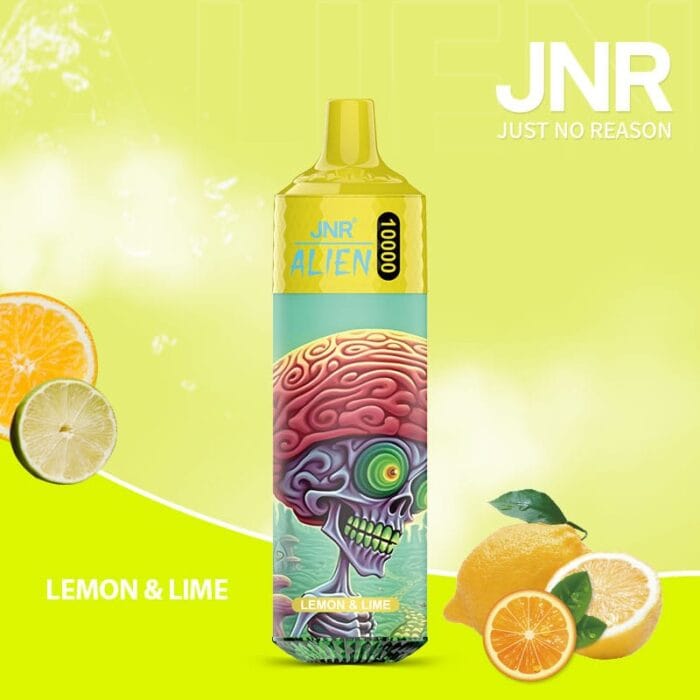 JNRJNR alien 10k puff Disposable Vapelemon lime 柠檬酸橙