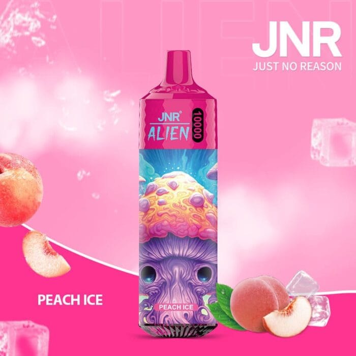 JNRJNR alien 10k puff Disposable Vapepeach ice 桃子冰