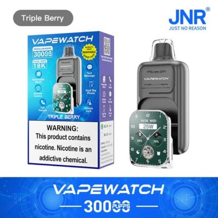 JNRJNR Vape Watch 30000 Puffs Disposable Vapetriple berry