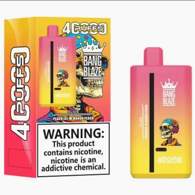 Bang Blaze 40000 Puffs Dual Flavors Wholesale Disposable Vape Puff 40K Electronic Cigarettebang blaze puffs dual flavors wholesale disposable vape puff k elect