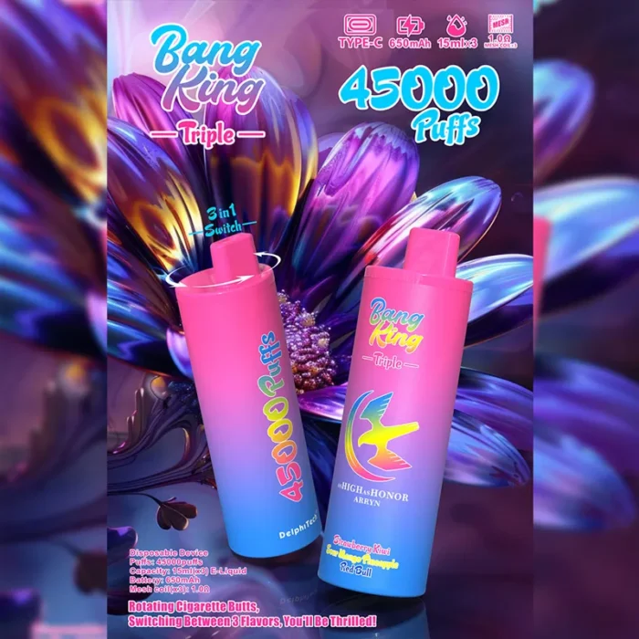 Bang King Triple 45K Puffs: Everything You Need to Knowbang king puffs disposable vape in trip