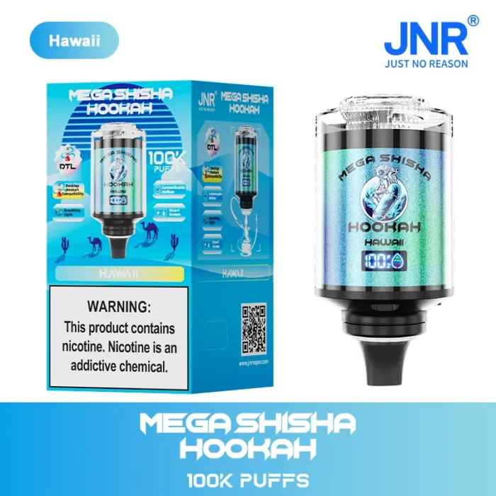 JNRJNR Mega Shisha Hookah 100K Disposable Vape 60mljnr mega shisha hookah k hawaii