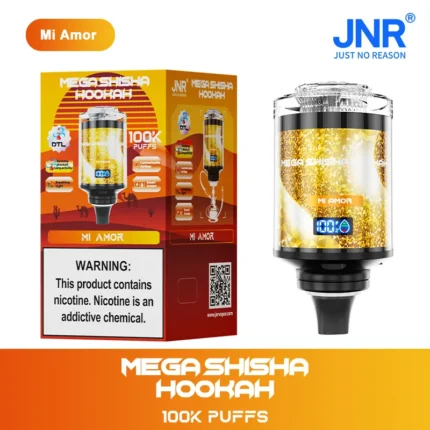 JNRJNR Mega Shisha Hookah 100K Disposable Vape 60mljnr mega shisha hookah k mi amor