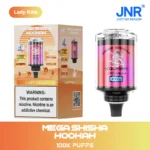 JNRJNR Mega Shisha Hookah 100K Disposable Vape 60mljnr mega shisha hookah k lady killa