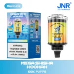 JNRJNR Mega Shisha Hookah 100K Disposable Vape 60mljnr mega shisha hookah k magic love