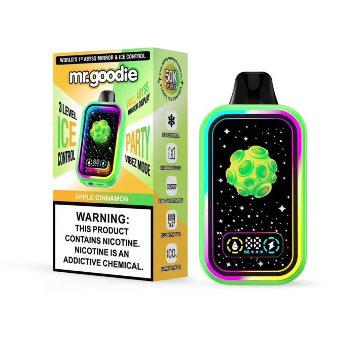 AUTO-DRAFTmr goodie puffs disposable vape pen level ice adjustable with dual mesh coil