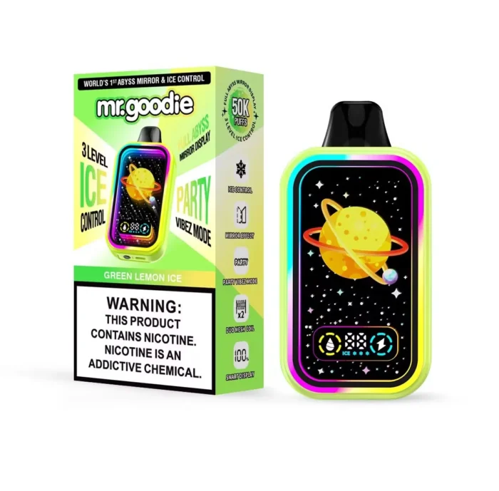 AUTO-DRAFTmr goodie puffs disposable vape pen level ice adjustable with dual mesh coil