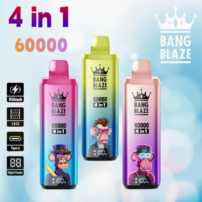 Bang Blaze 60000 Puffs 4-in-1 Vape: Your Ultimate Guide to the Revolutionary Disposable Vapewholesale eu warehouse bangblaze k puffs triple i