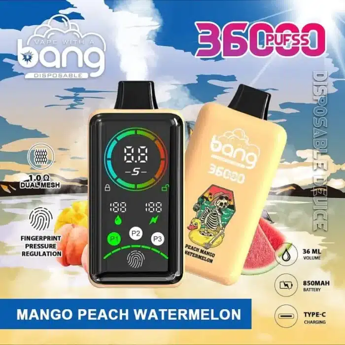 bangkingBang 36000 Puff Fingerprint Vape: Everything You Need to Knowbang k puff