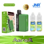 JNRjnr Areo X 32000 puff pod system with e liquidjnr areo x puff passion fruit kiwi