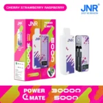 JNRJNR Power Mate 30000 Puffs disposable vapejnr power mate k puff vape cherry strawberry raspberry