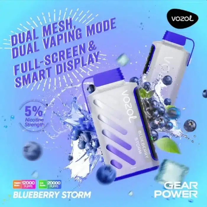 VOZOL Gear Power 20K: The Ultimate 20,000 Puff Disposable Vape Review 2025imgi 568 vozol gear power 20000 puffs smart screen 2 768x768