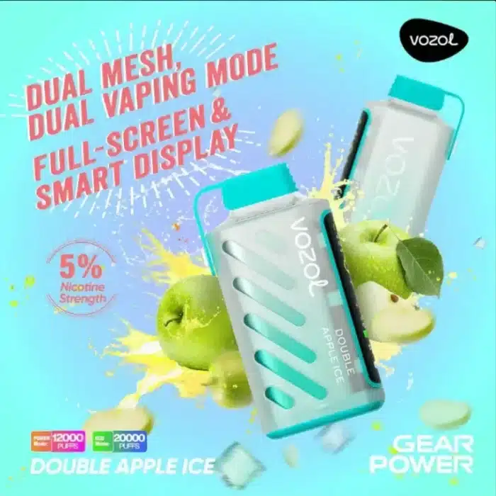 VOZOL Gear Power 20K: The Ultimate 20,000 Puff Disposable Vape Review 2025imgi 574 vozol gear power 20000 puffs smart screen 3 768x768