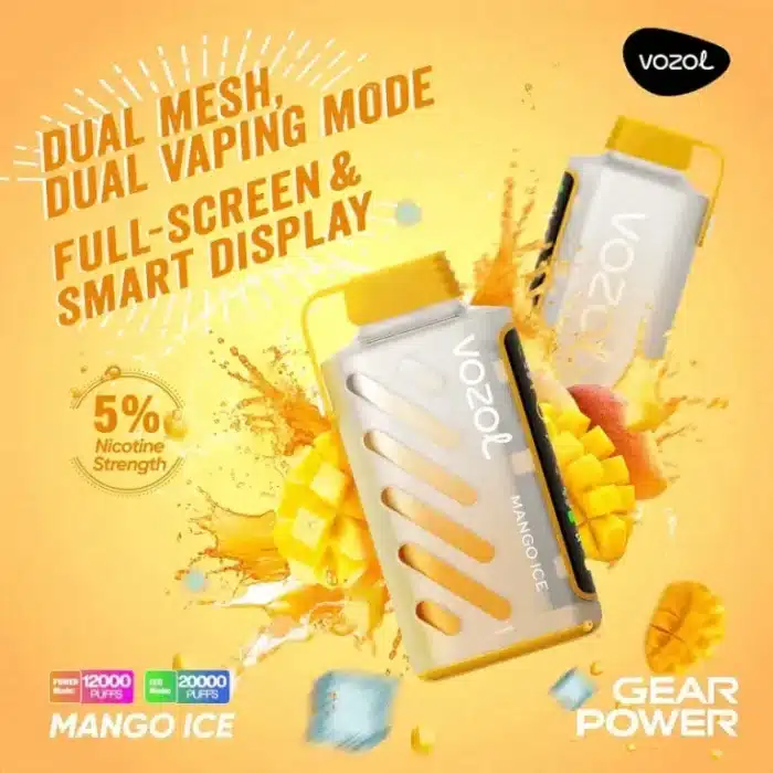 VOZOL Gear Power 20K: The Ultimate 20,000 Puff Disposable Vape Review 2025imgi 586 vozol gear power 20000 puffs smart screen 5 768x768