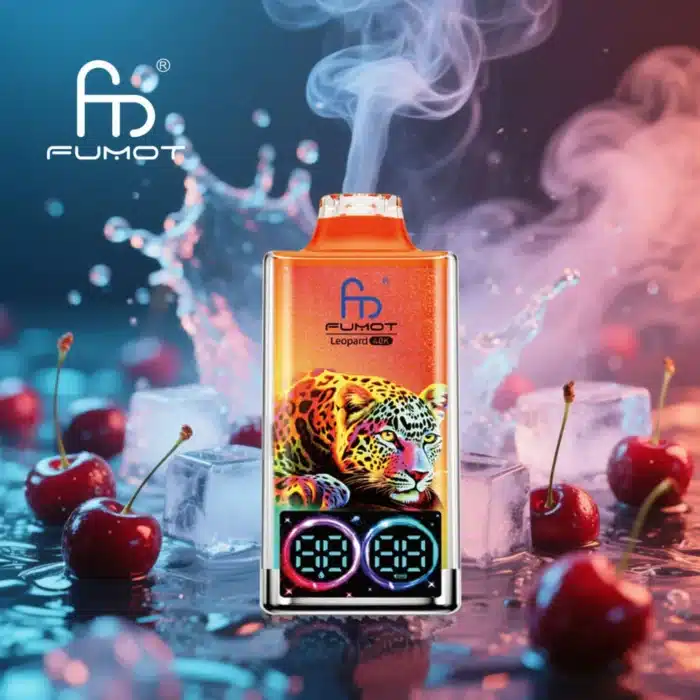 Fumot Leopard 40K Puff Review: Ultimate 40,000 Puff Disposable Vape Guide 2025imgi 337 24h vape fumot leopard 40000 40k puffs cherry ice 1024x1024