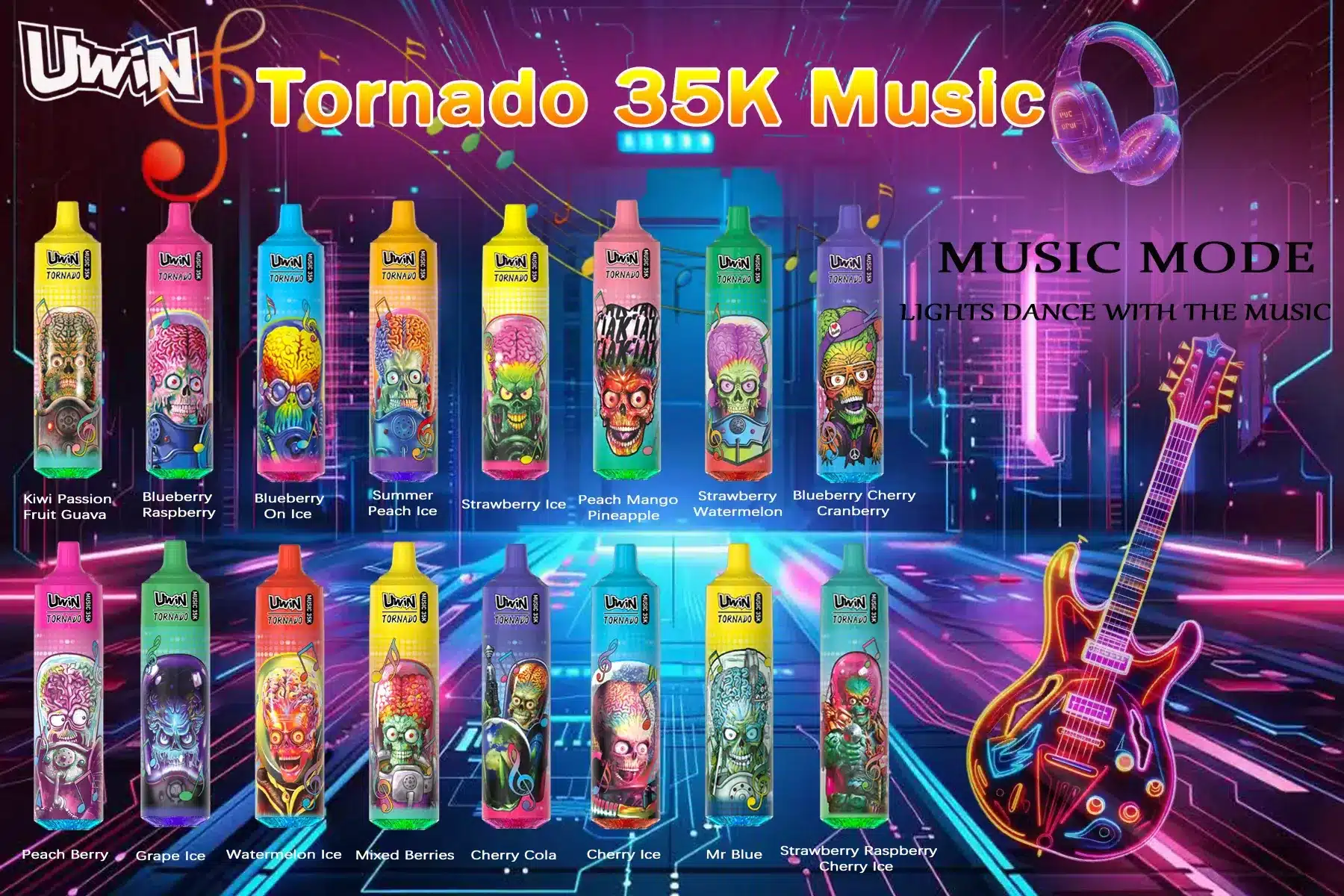 Uwin RandM Tornado Beat 35K Product Display